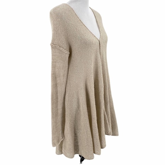 Free People Dancing in the Forest Sweater Dress in Neutral - Picture 8 of 12